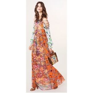 Tory Burch Runway Shasta Maxi Dress Size S